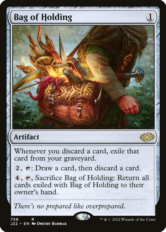 MTG Card Title: Bag of Holding J22/756