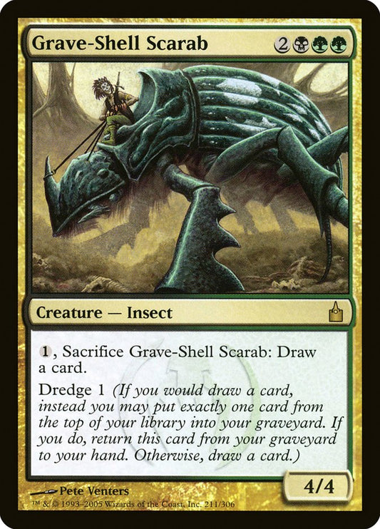 MTG Card Title: Grave-Shell Scarab RAV/211