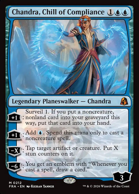 MTG Card Title: Chandra, Chill of Compliance FRA/212