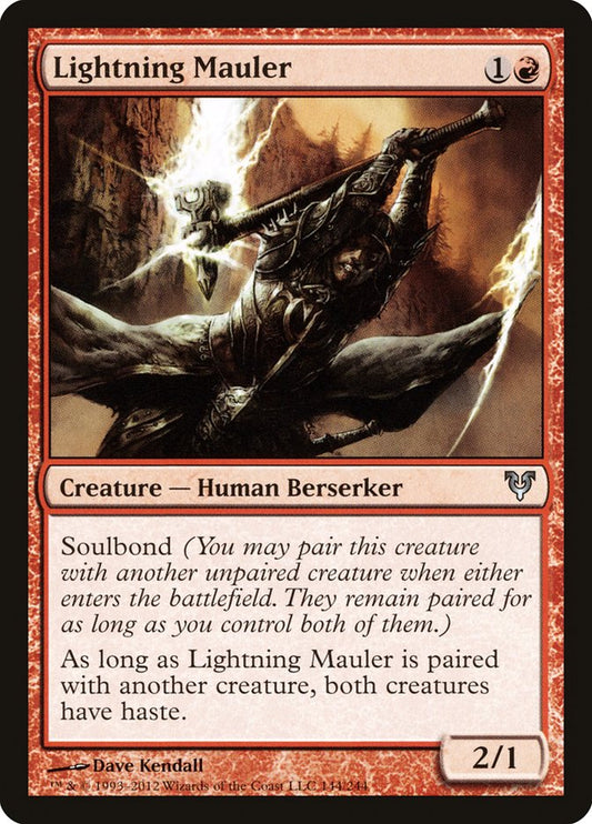 MTG Card Title: Lightning Mauler AVR/144
