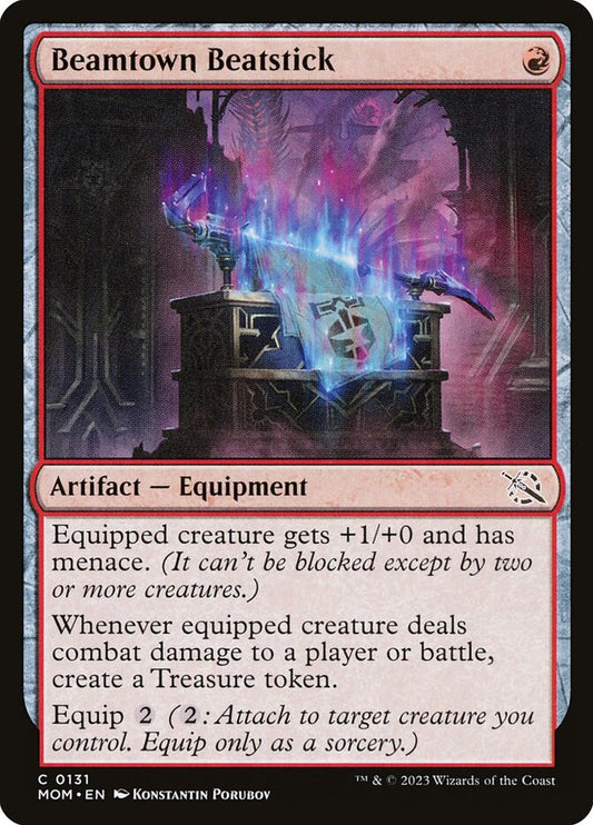 MTG Card Title: Beamtown Beatstick MOM/131