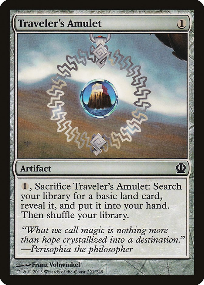 MTG Card Title: Traveler's Amulet THS/221