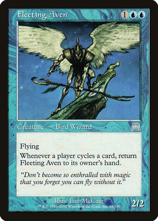 MTG Card Title: Fleeting Aven ONS/83