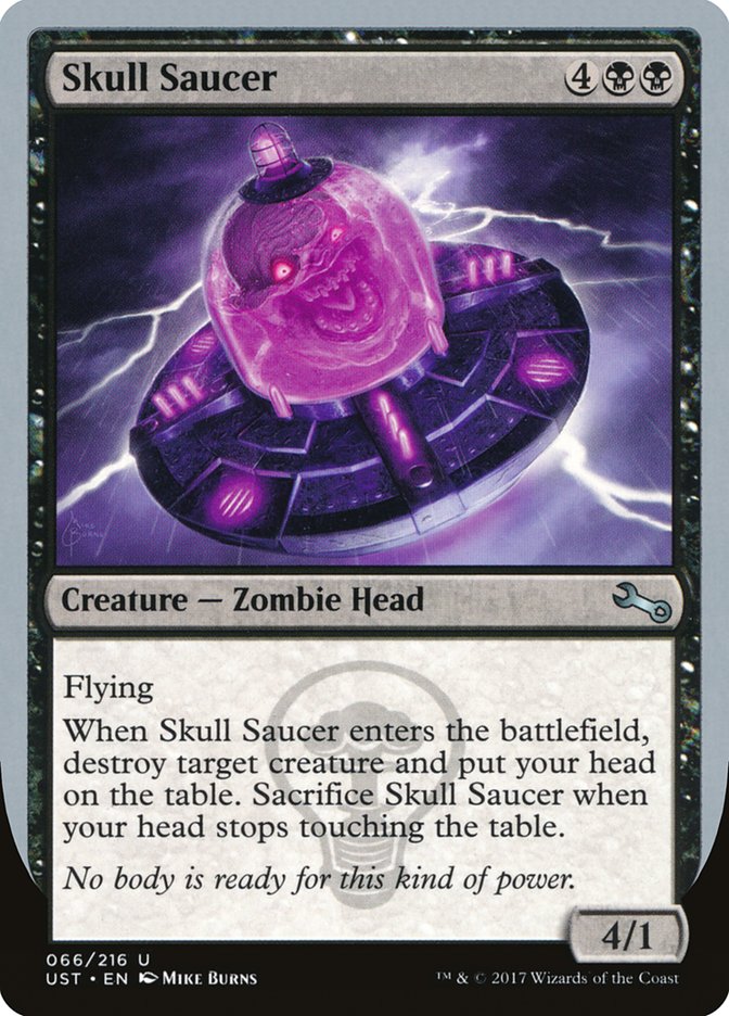 MTG Card Title: Skull Saucer UST/66