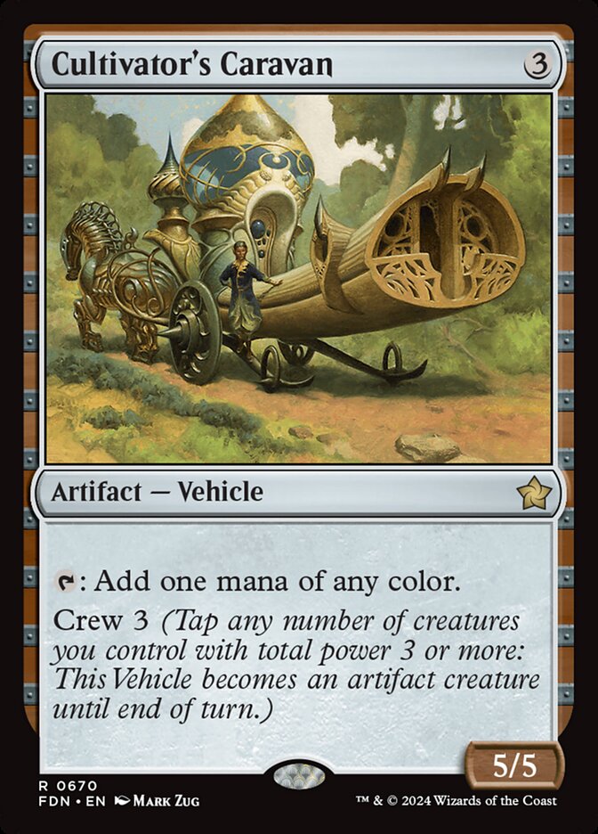 MTG Card Title: Cultivator's Caravan FDN/670