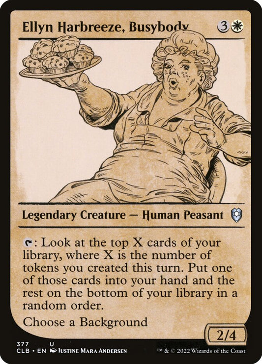 MTG Card Title: Ellyn Harbreeze, Busybody CLB/377