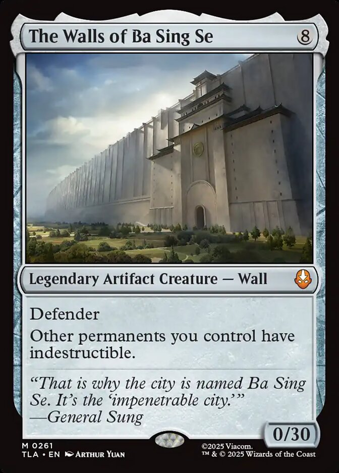MTG Card Title: The Walls of Ba Sing Se TLA/261