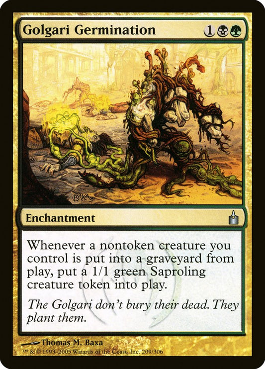 MTG Card Title: Golgari Germination RAV/209