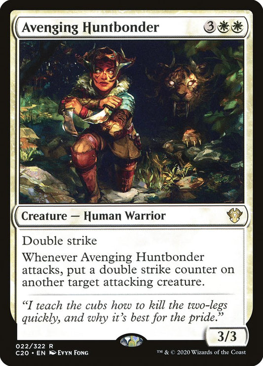 MTG Card Title: Avenging Huntbonder C20/22