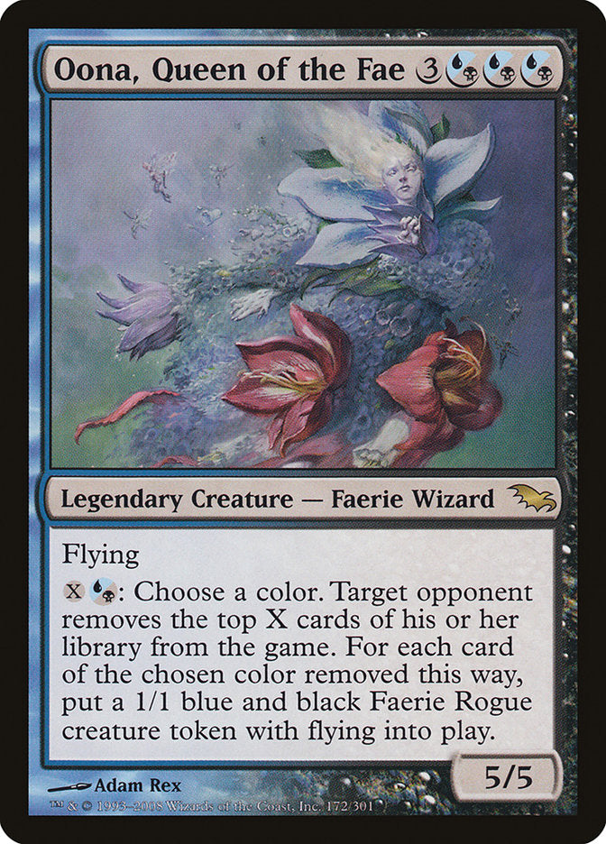 MTG Card Title: Oona, Queen of the Fae SHM/172