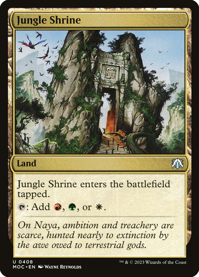 MTG Card Title: Jungle Shrine MOC/408