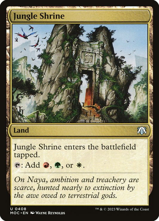 MTG Card Title: Jungle Shrine MOC/408
