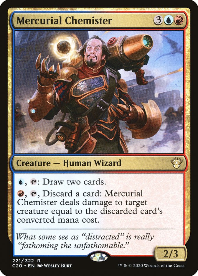 MTG Card Title: Mercurial Chemister C20/221
