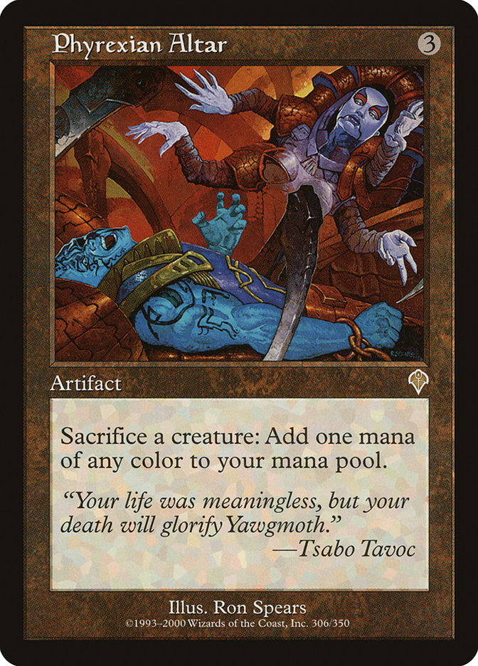 MTG Card Title: Phyrexian Altar INV/306
