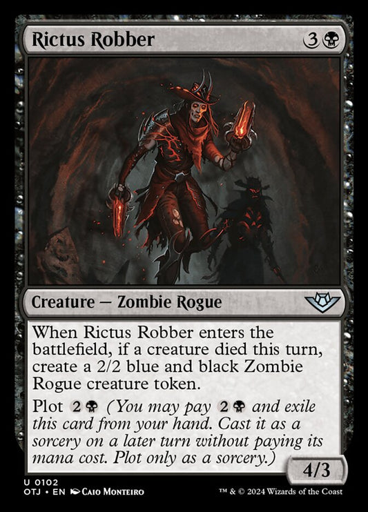 MTG Card Title: Rictus Robber OTJ/102