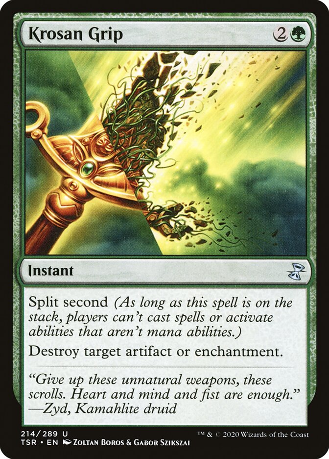 MTG Card Title: Krosan Grip TSR/214