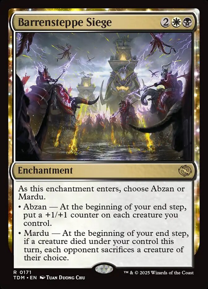MTG Card Title: Barrensteppe Siege TDM/171