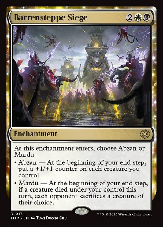 MTG Card Title: Barrensteppe Siege TDM/171