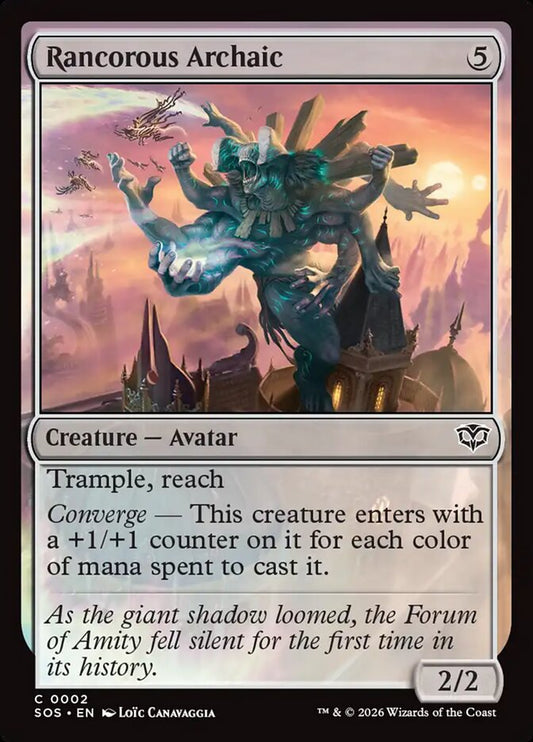 MTG Card Title: Rancorous Archaic SOS/2