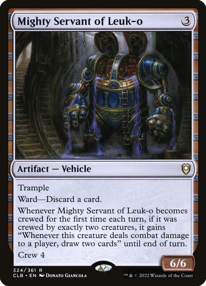 MTG Card Title: Mighty Servant of Leuk-o CLB/324