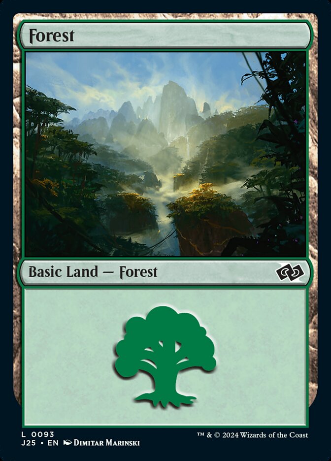MTG Card Title: Forest J25/93