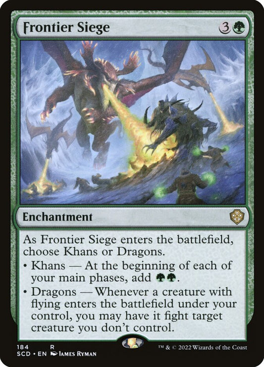 MTG Card Title: Frontier Siege SCD/184