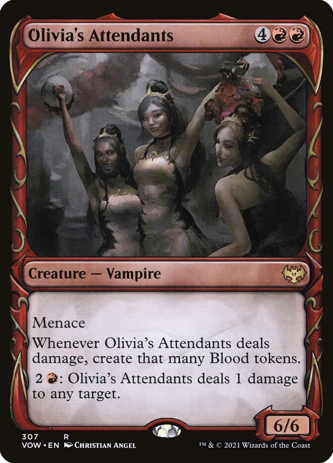 MTG Card Title: Olivia's Attendants VOW/307
