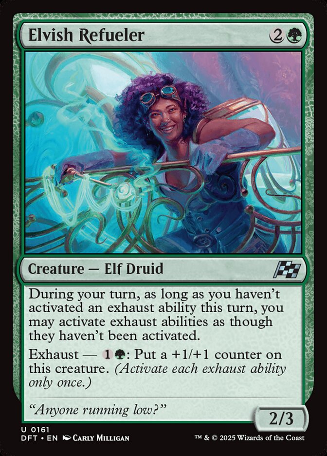 MTG Card Title: Elvish Refueler DFT/161