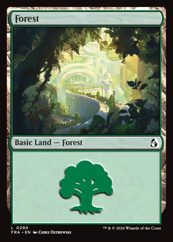 MTG Card Title: Forest FRA/290