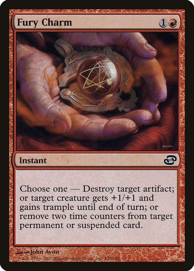MTG Card Title: Fury Charm PLC/100