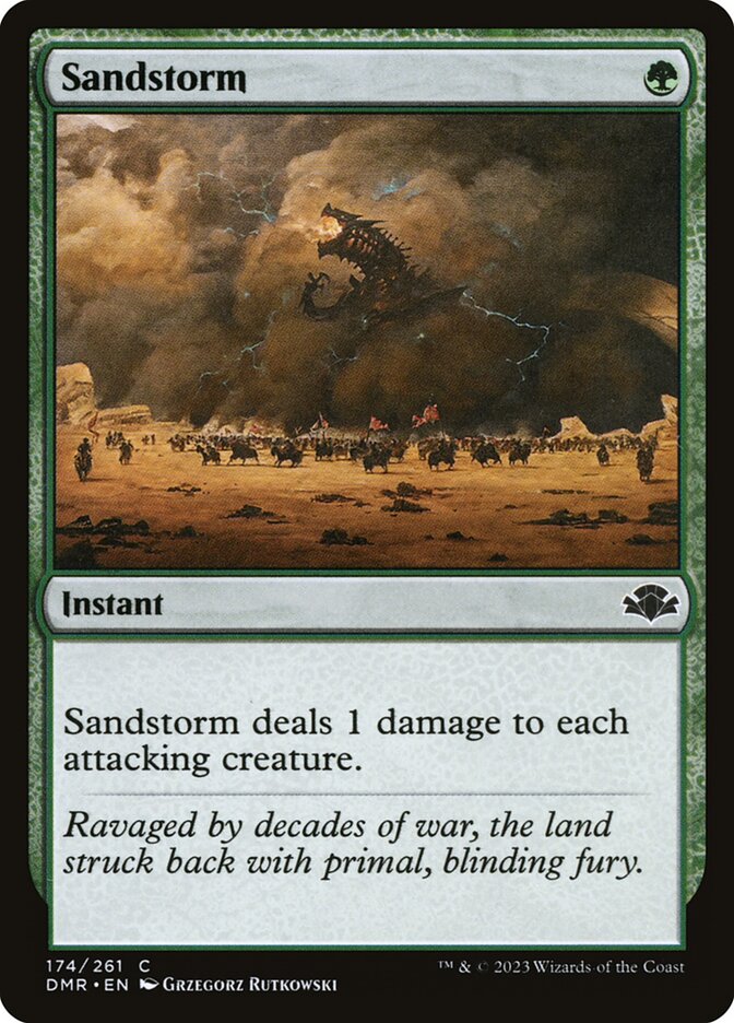 MTG Card Title: Sandstorm DMR/174