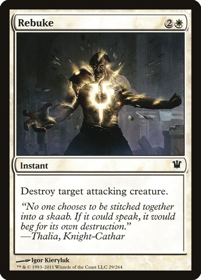 MTG Card Title: Rebuke ISD/29