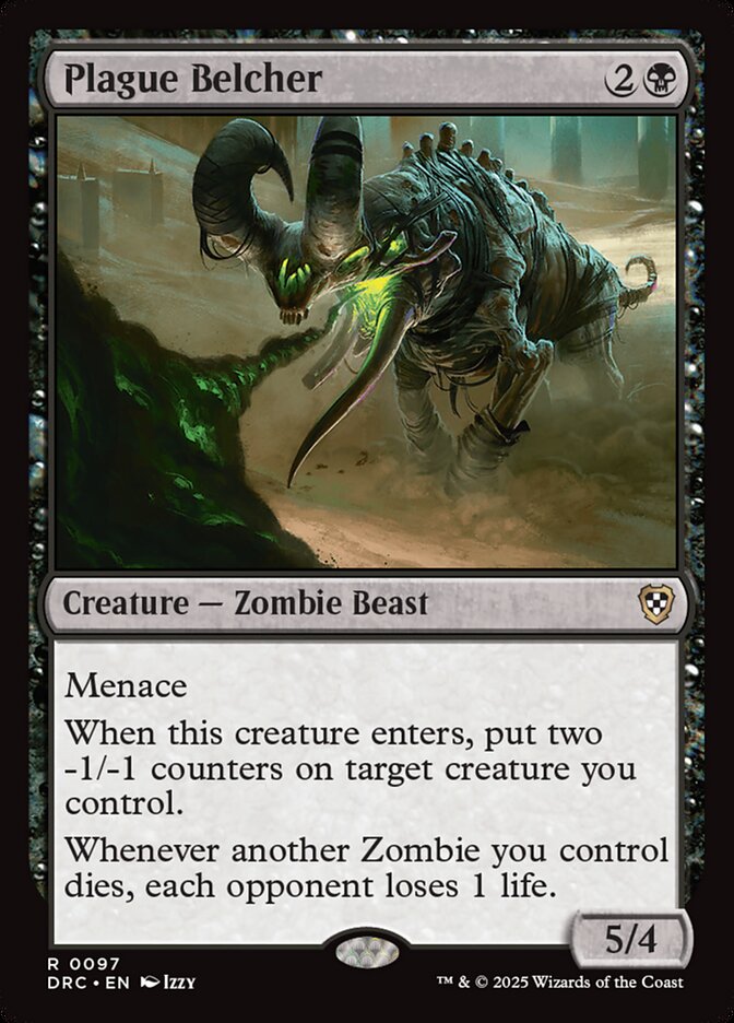 MTG Card Title: Plague Belcher DRC/97