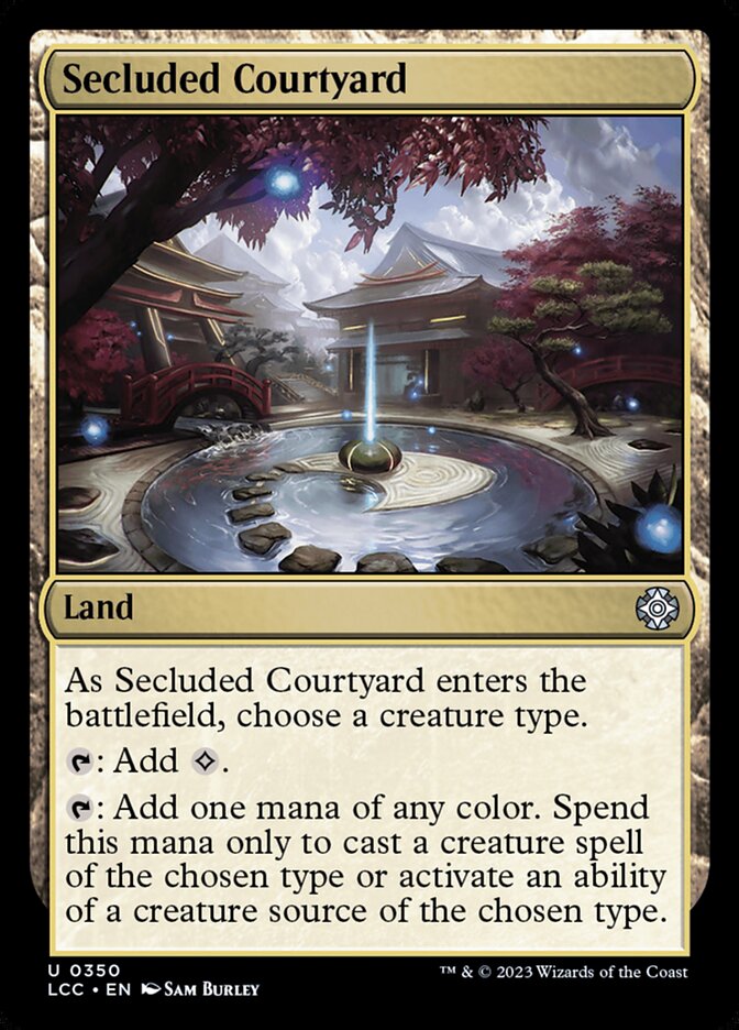 MTG Card Title: Secluded Courtyard LCC/350