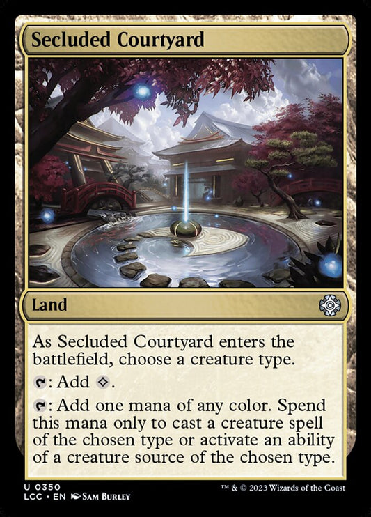 MTG Card Title: Secluded Courtyard LCC/350