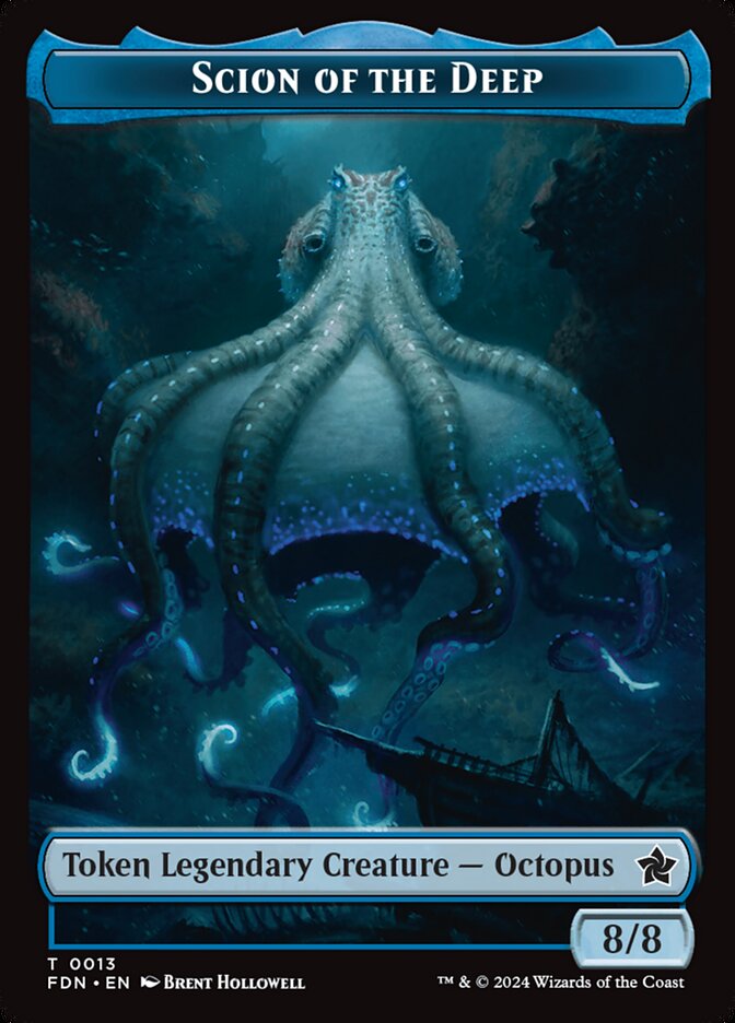 MTG Card Title: Scion of the Deep TFDN/13