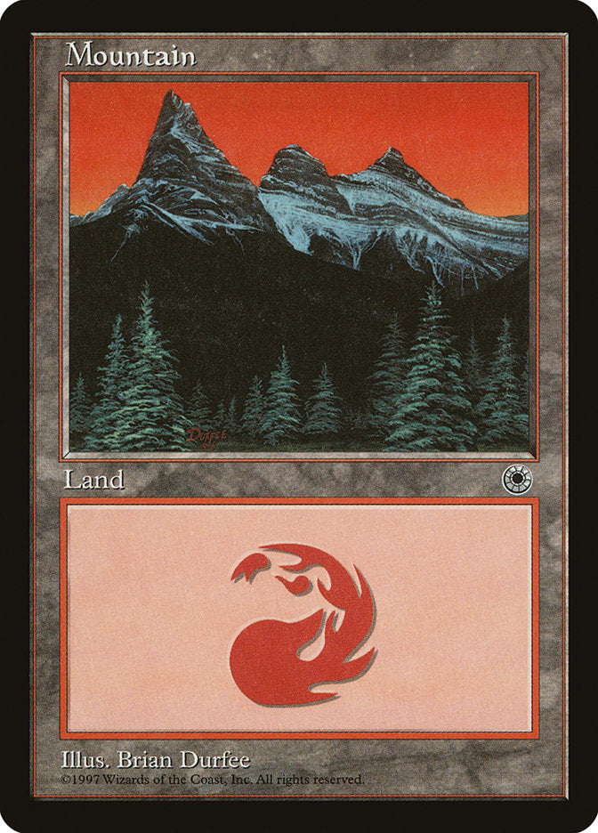 MTG Card Title: Mountain POR/211