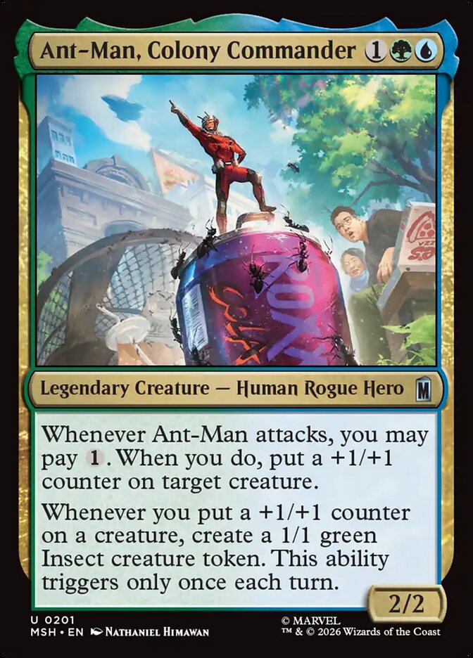 MTG Card Title: Ant-Man, Colony Commander MSH/201