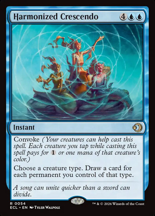 MTG Card Title: Harmonized Crescendo ECL/54