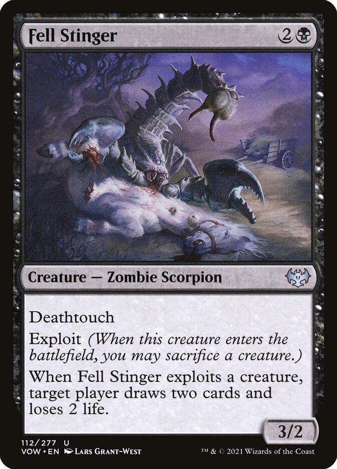 MTG Card Title: Fell Stinger VOW/112