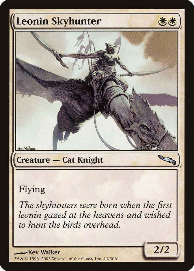 MTG Card Title: Leonin Skyhunter MRD/11