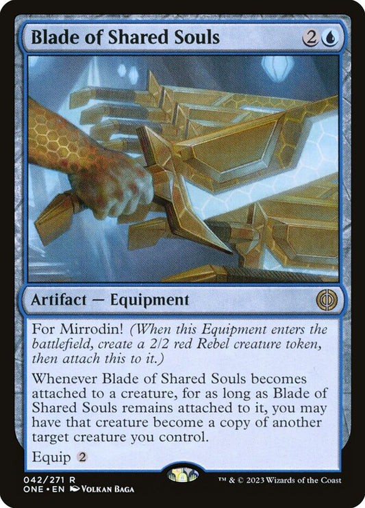 MTG Card Title: Blade of Shared Souls ONE/42