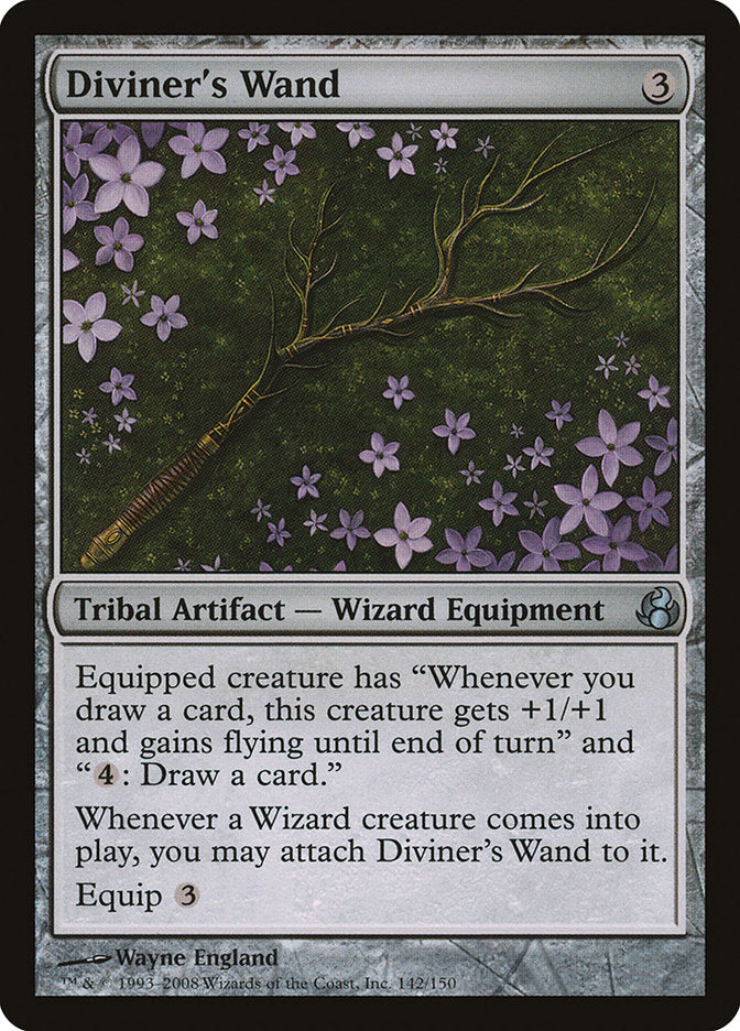 MTG Card Title: Diviner's Wand MOR/142
