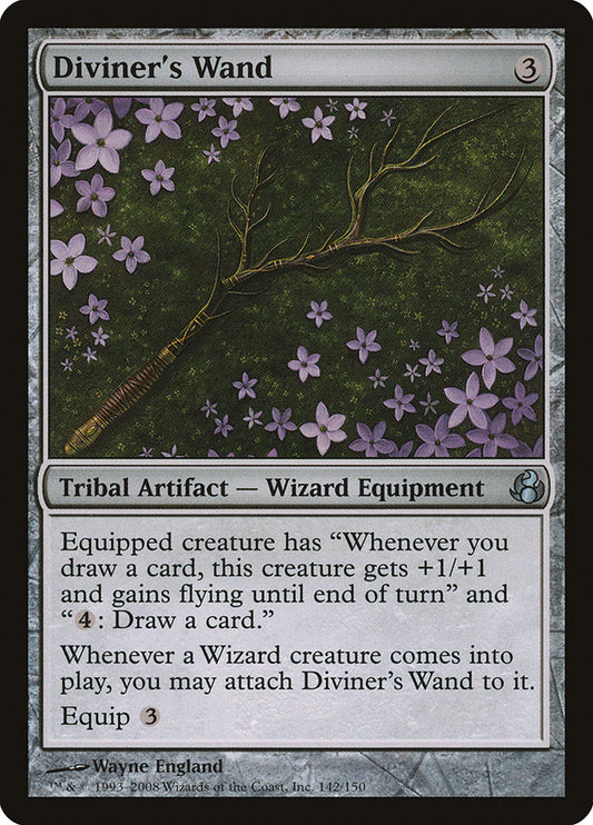 MTG Card Title: Diviner's Wand MOR/142
