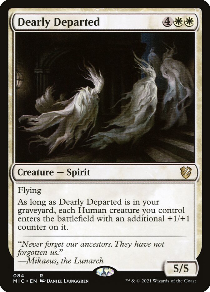 MTG Card Title: Dearly Departed MIC/84