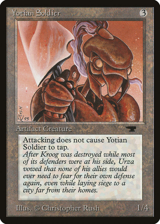 MTG Card Title: Yotian Soldier ATQ/79