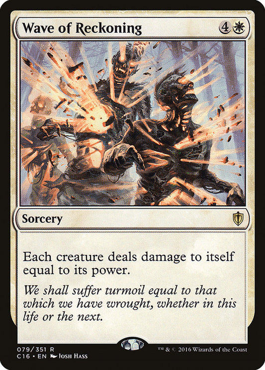 MTG Card Title: Wave of Reckoning C16/79