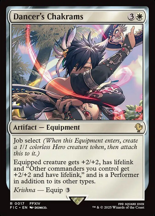 MTG Card Title: Dancer's Chakrams FIC/17