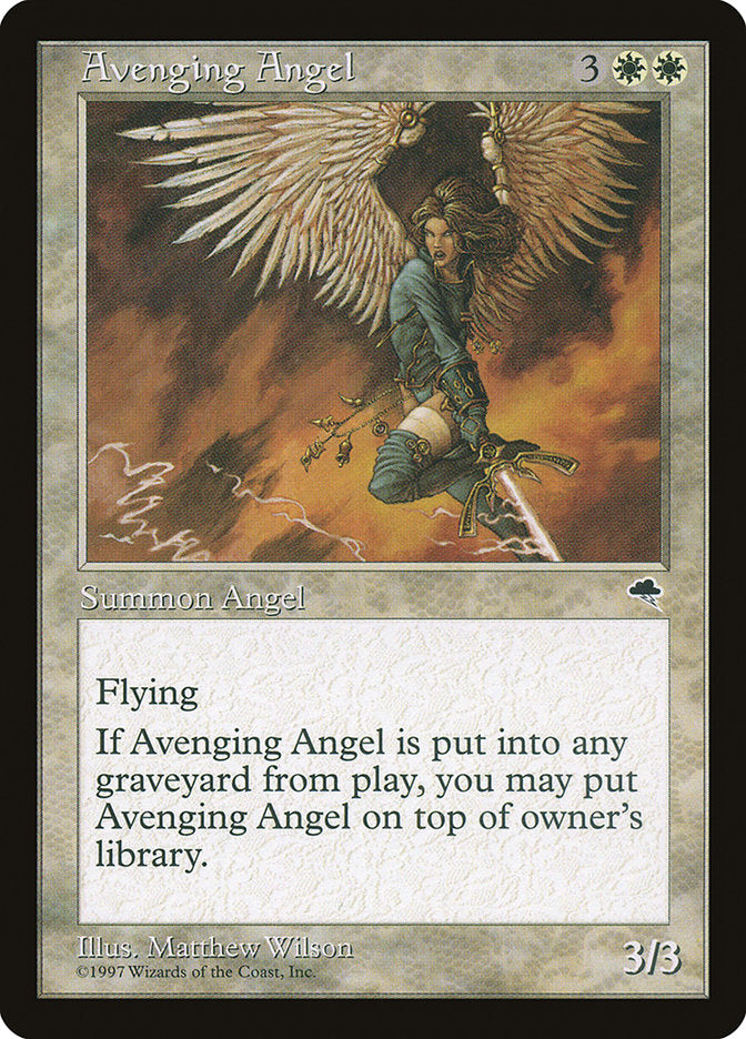 MTG Card Title: Avenging Angel TMP/7