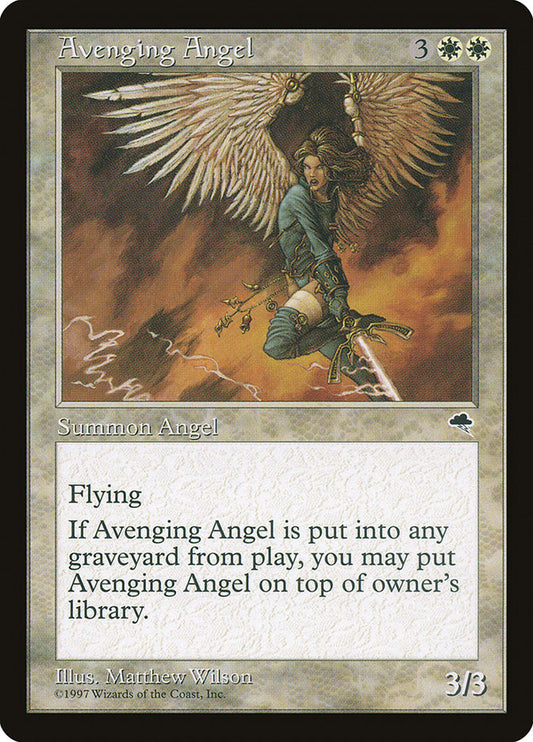 MTG Card Title: Avenging Angel TMP/7